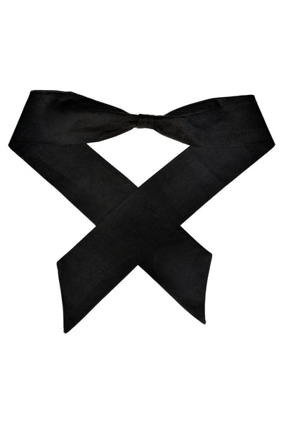 Black Bombshell Hair Wrap, a 1960s inspired cotton hair accessory designed by Lil' Lou Lou.